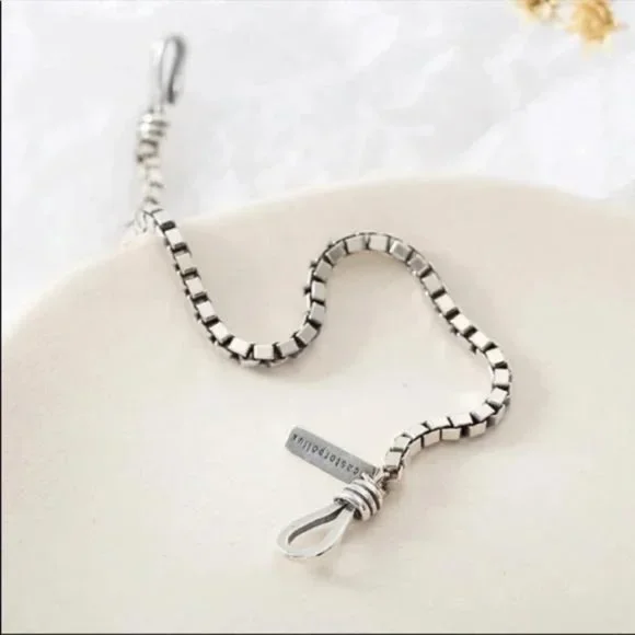 NEW 925 STERLING SILVER CHAIN BRACELET - Picture 4 of 7